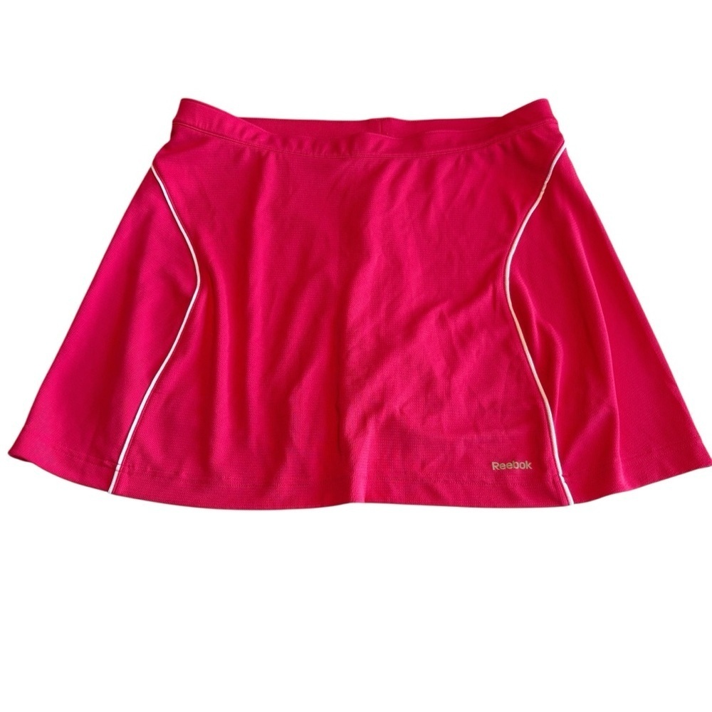 Reebok PlayDry Skort Pink Athletic Tennis Running Skirt Shorts Built-In New XL